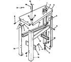 Craftsman 113236400 leg and top assembly diagram