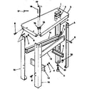 Craftsman 113236400 leg and top assembly diagram