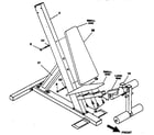DP 15-7300A seat assembly diagram