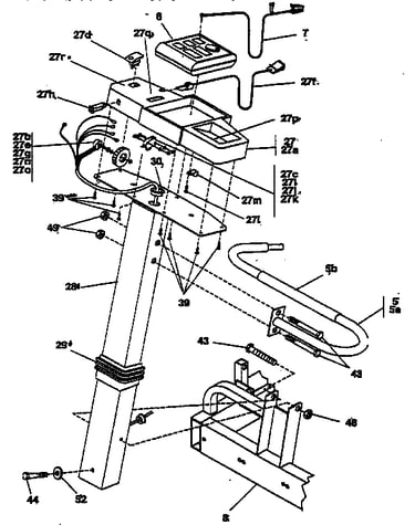 Front support and control panel