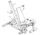 DP 15-7300 seat assembly diagram