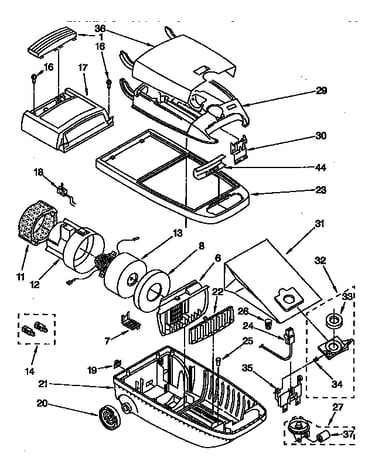 Vacuum cleaner parts