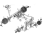 Craftsman 13196971 steering and front axle diagram