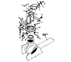 Sears 536886620 discharge chute repair parts diagram