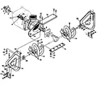 Sears 536886620 auger housing assembly repair parts diagram