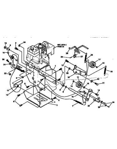 Frame components repair parts