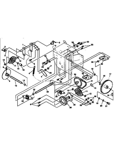 Drive components repair parts