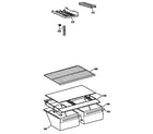 Kenmore 3639644280 shelf parts diagram
