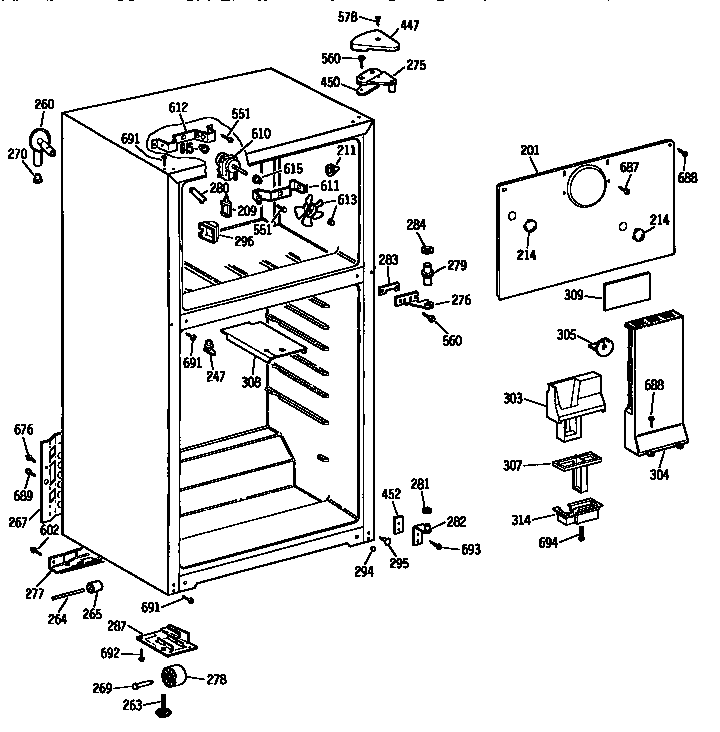 Cabinet parts