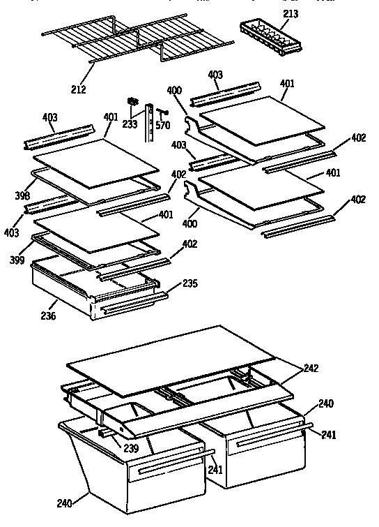 Shelf parts
