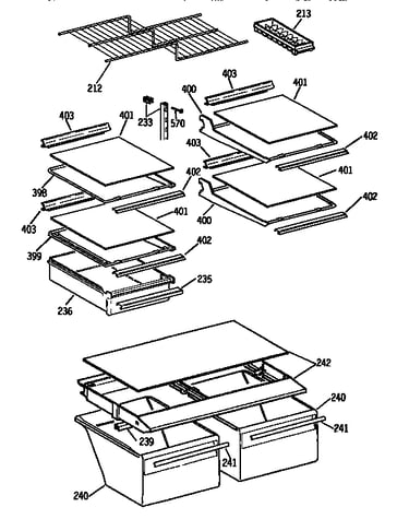 Shelf parts