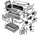 Black & Decker TRO405 replacement parts diagram