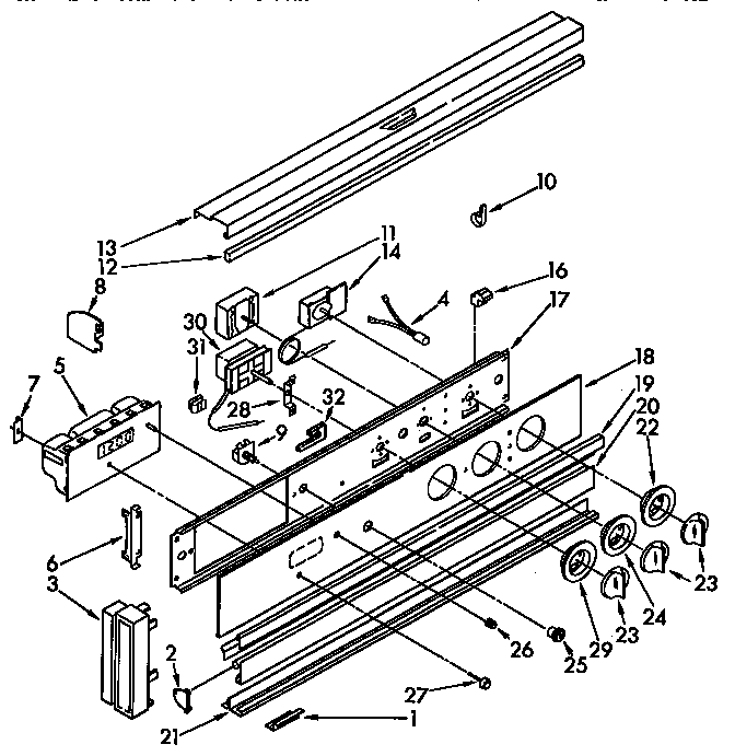 Control panel parts