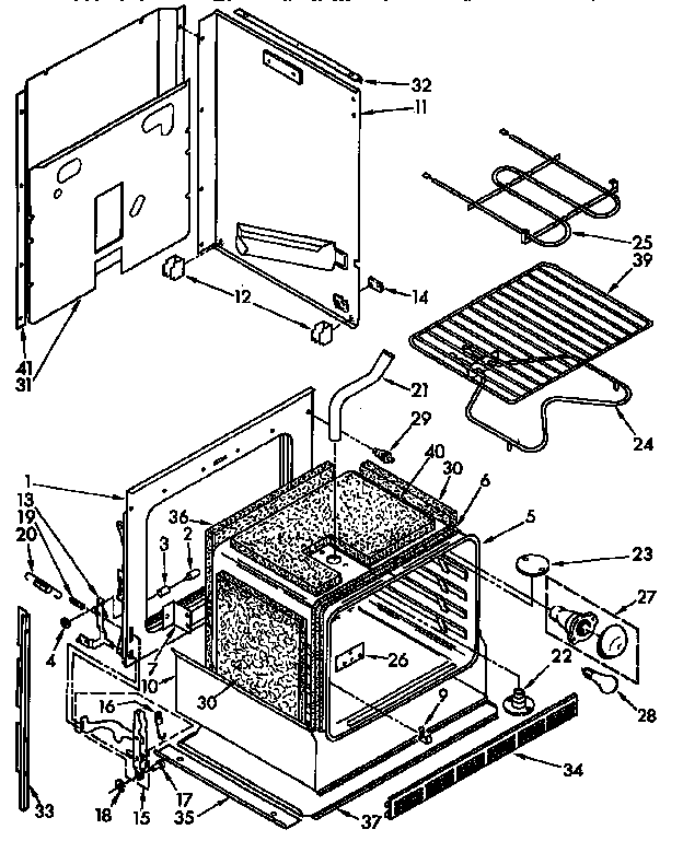 LOWER OVEN PARTS