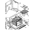 Kenmore 6644428916 lower oven parts diagram