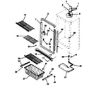 Kenmore 2539235715 cabinet parts diagram