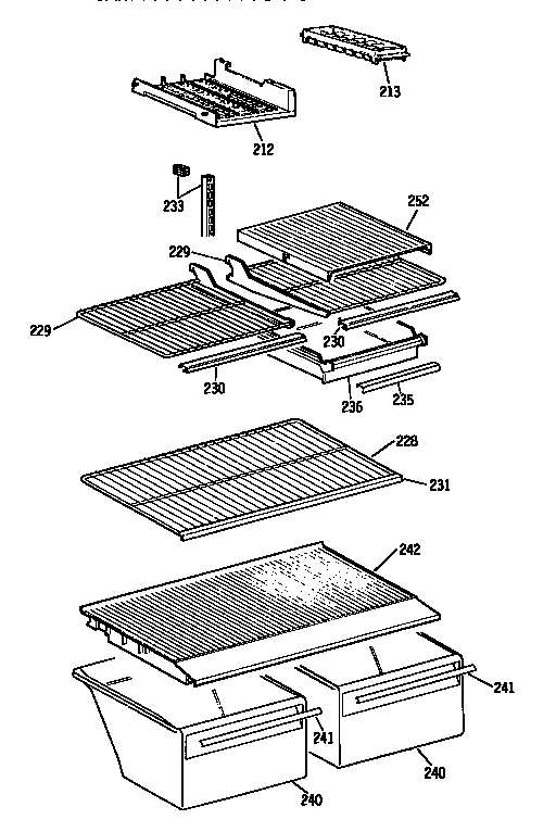 Shelf parts