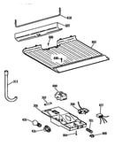 Freezer floor and control parts