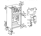 Kenmore 3639646580 cabinet parts diagram