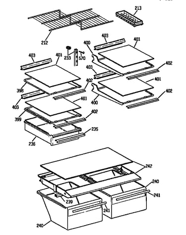 Shelf parts