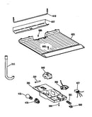 Freezer floor and control parts