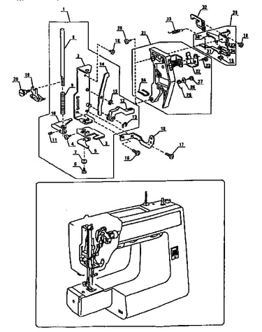 Presser bar assembly