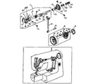 Kenmore 38512612090 geared cam assembly diagram