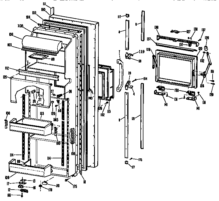 Fresh food door