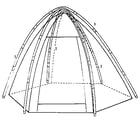 Sears 718771110 frame assembly diagram