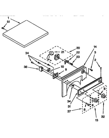 Top and console parts