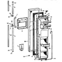 Kenmore 3639537783 freezer door diagram