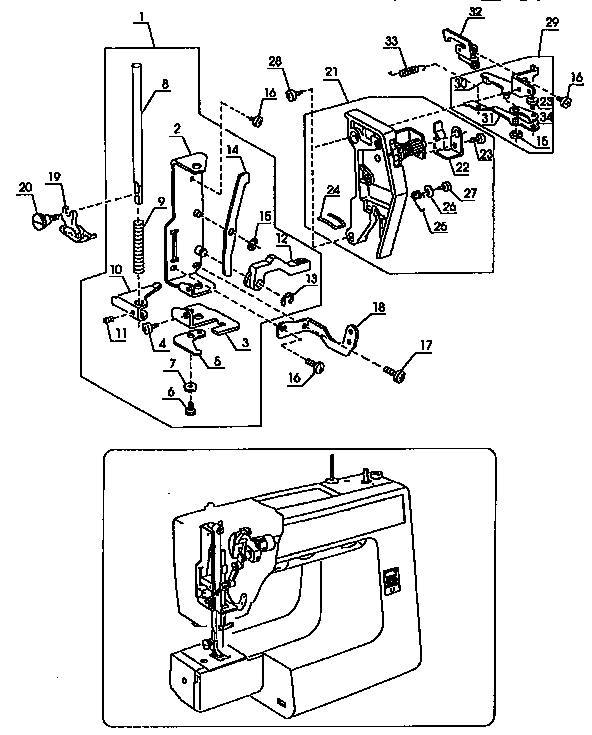 FRONT PLATE UNIT