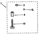 Kenmore 11092577200 miscellaneous parts diagram