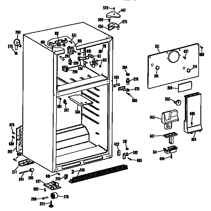 CABINET PARTS