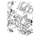 Kenmore 11099575800 dryer bulkhead parts diagram