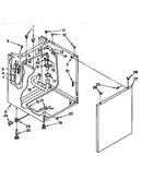 Washer cabinet parts
