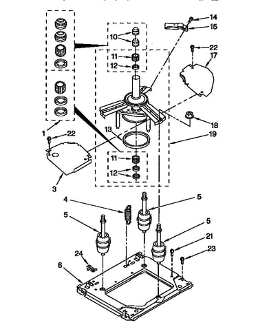 Machine base parts