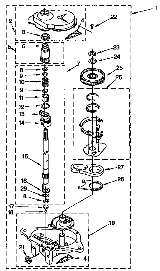 Gearcase/transmission