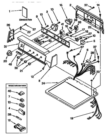 Top and console parts