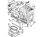 Kenmore 11097593410 cabinet parts diagram