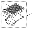 Kenmore 11097593410 dry rack parts diagram