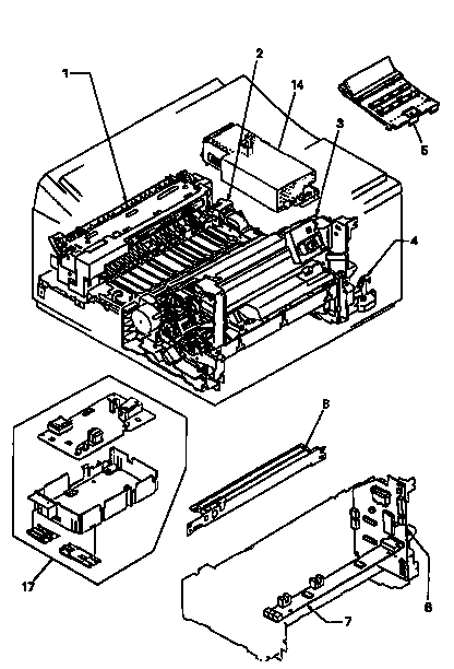 Motor and power supply assembly
