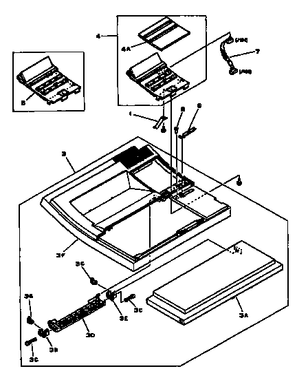 Display and overlay assembly