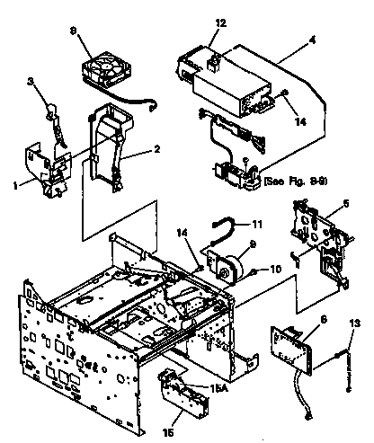 Motor and power supply assembly