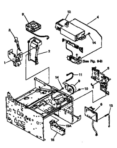 Motor and power supply assembly