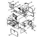 Hewlett Packard HP LASERJET 4-C2001A / C2021A plate and cover assembly diagram