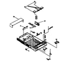 Hewlett Packard HP LASERJET 4-C2001A / C2021A plate and cover diagram