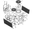 ICP YA075NA functional replacement parts diagram
