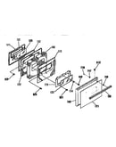Oven door section