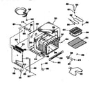 Kenmore 9114524190 body section diagram